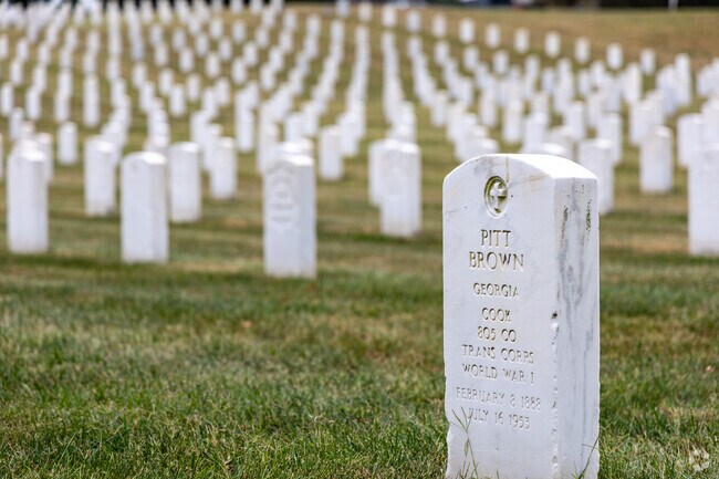 Mountain Home National Cemetery sits on about 100 acres and has over 17,000 internments.