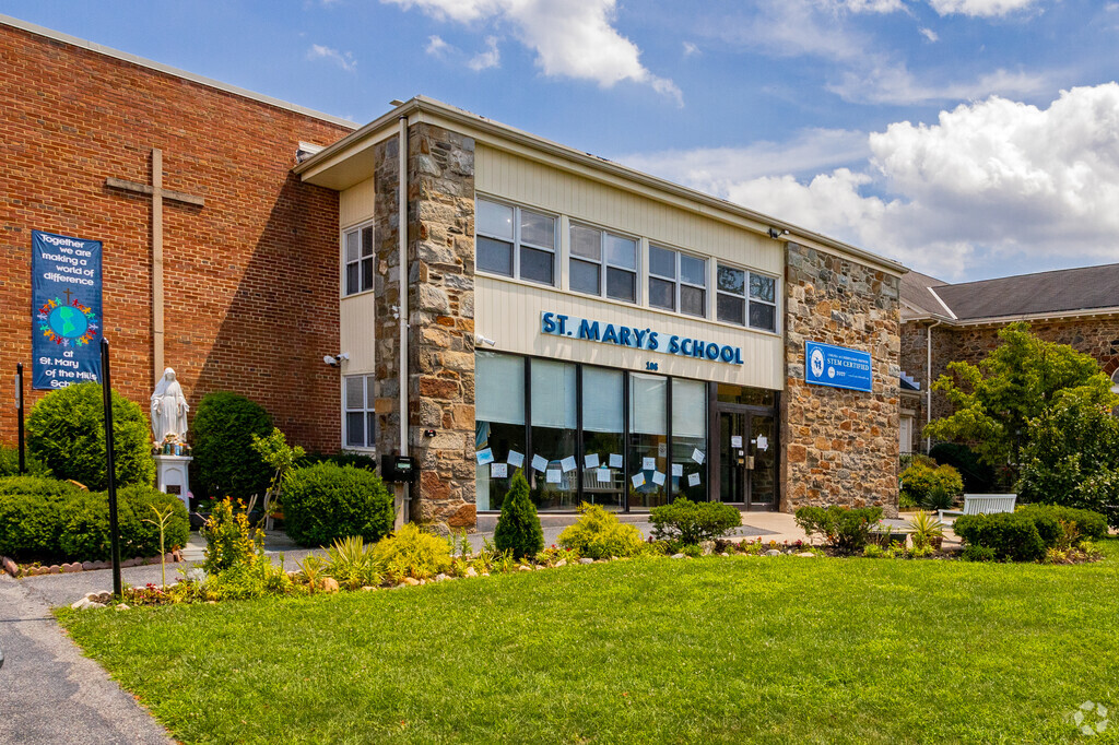 Entrance to St. Mary Of The Mills School.