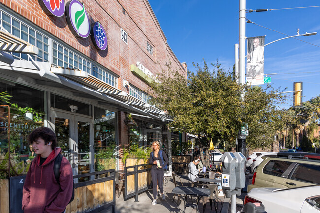Go for a stroll down University Blvd. and grab a bite or go shopping!