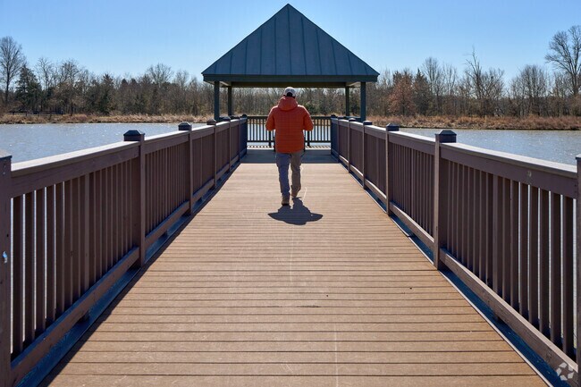 Willowsford North community center and lake offer a place to enjoy the outdoors.