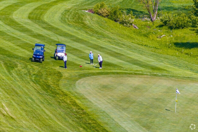 Residents of Idle Creek enjoy a round of golf at the community course in Terre Haute, IN.
