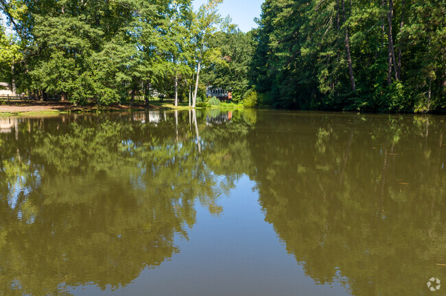 Come relax by the lake at Greenbriar Park.