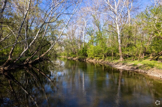 Alum Creek runs alongside the Walnut Creek neighborhood by Sunbury Road.