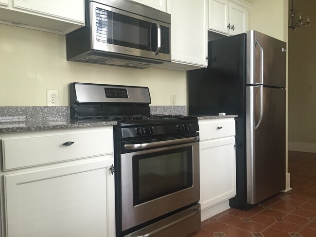 All stainless appliances