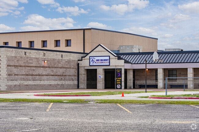 AC Blunt Middle School hosts 6th to 8th grades and located in central Aransas Pass, Tx.