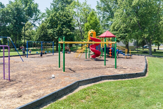 Ada War Memorial Park in Ada has many amenities including a playground for the kids.