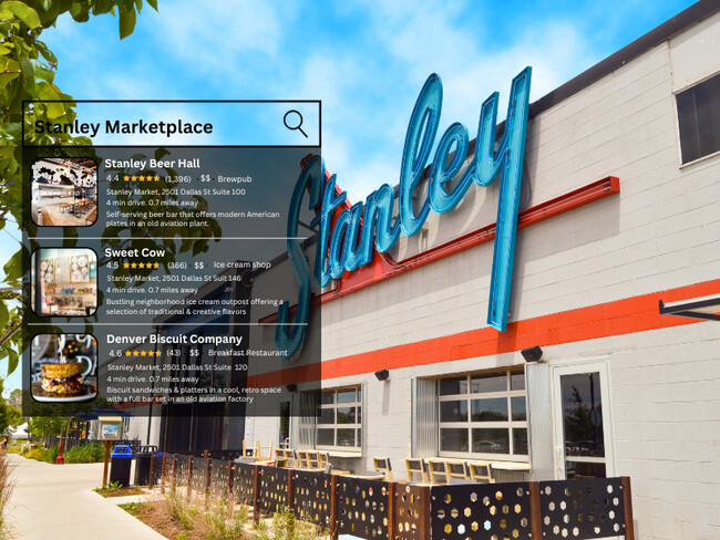 Enjoy Stanley Marketplace that just 0.4 miles away!