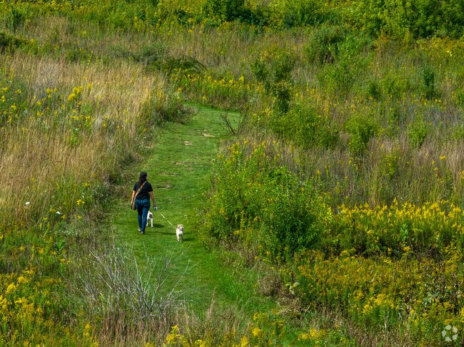 At the Lake in the Hills Fen Nature Preserve is over a mile of maintained trails.