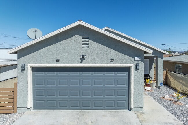 Houses in West Las Vegas are small but well kept.