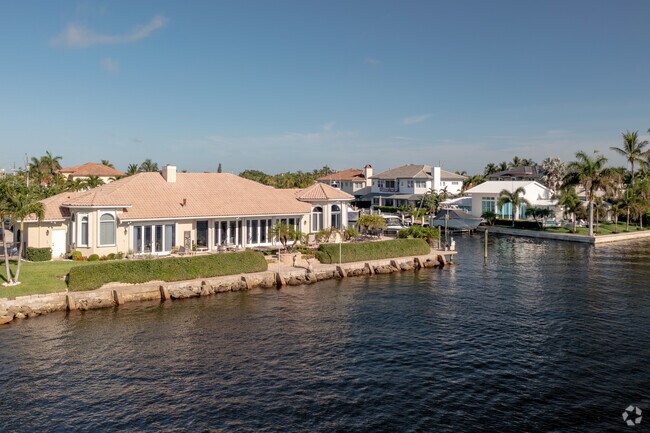 Serene Waterfront Homes in The Cove Neighborhood, Deerfield Beach, Florida.