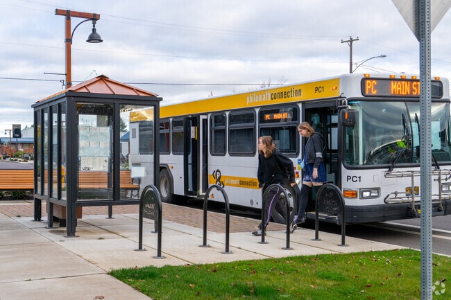 Philomath locals can take advantage of the areas public buses, which make traveling throughout the Benton County area easy.