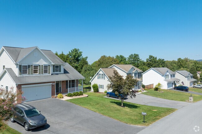 Some 2-story homes have been constructed recently in Rouzerville.
