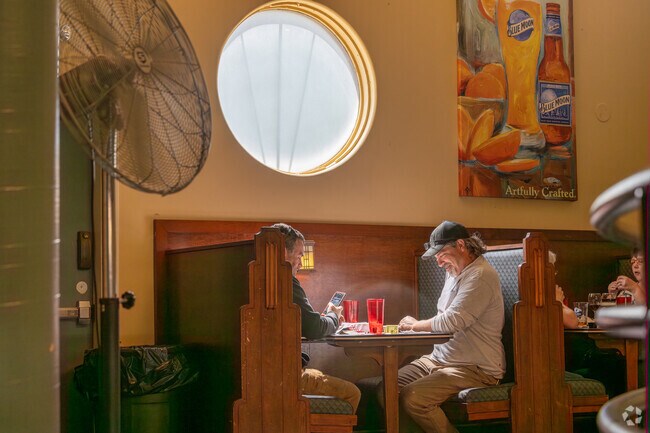 Regent residents can head to Blue Moon Pub & Grill for a meal and some good company.