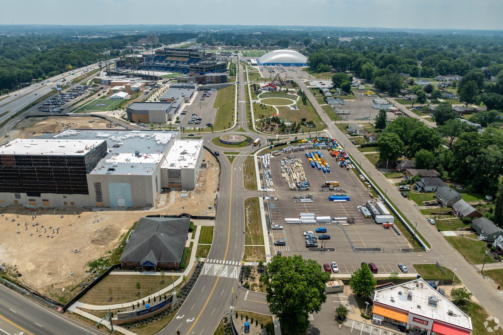 Construction around the Football Hall of Fame may impact the residents of Market Heights.