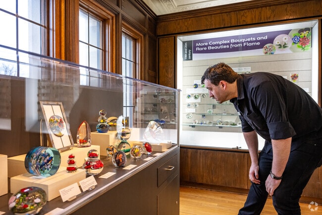 Take a look at the impressive displays at Bergstrom-Mahler Museum of Glass, which is in one of Neenah's historic mansions.