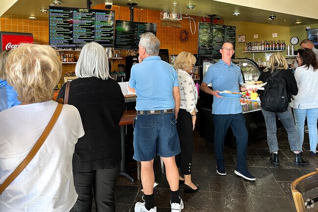 The Miyo Cafe is a popular lunch and sweets spot near Sapphire Pointe.