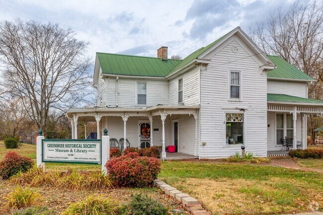 The Greenbrier Historical Society Library and Museum has books to check out and local artifacts.