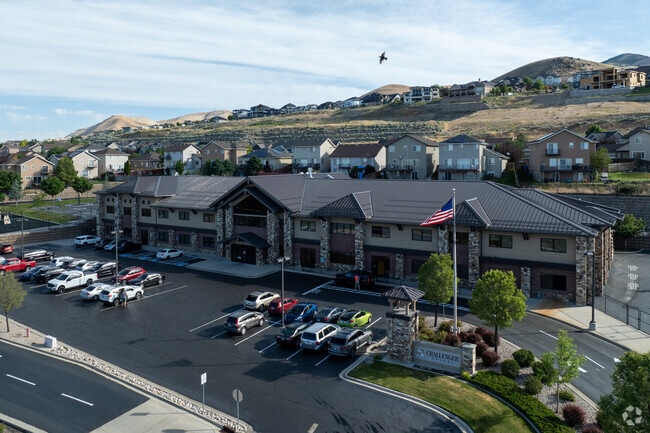 Challenger School is located in the Lehi neighborhood.