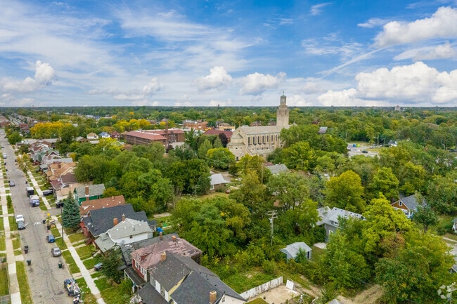 Detroit is only a 10 minute drive away for Oakman Boulevard Community residents.