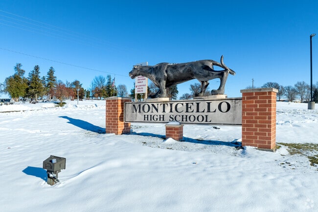 Monticello High School offers strong academics and an award-winning music program.