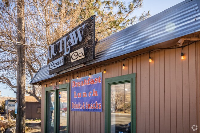 Get your morning brew at the Outlaw Coffee Co. in Verdi.