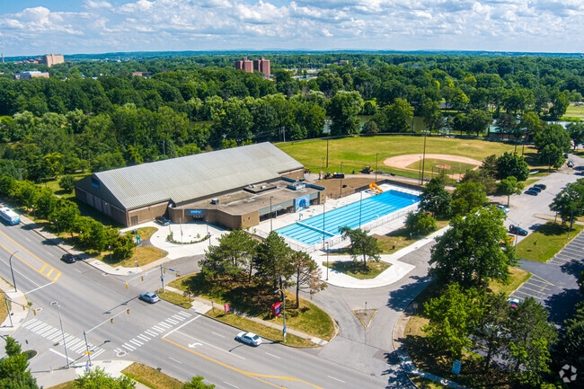 The Genesee Valley Sports Complex in 19th Ward includes an indoor ice skating rink.