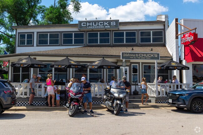 Chuck's Lakeshore Inn is a staple of Fontana-on-Geneva Lake, serving burgers and sandwiches since 1969.