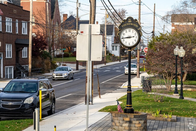 The center of Youngwood.