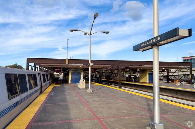 McArthur BART Station makes for easy traveling around Longfellow and the greater Oakland area.