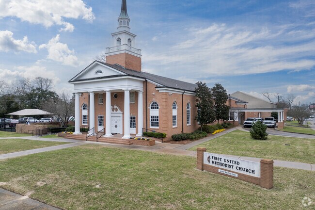 First United Methodist Church is central to the DeRidder community's religious life.