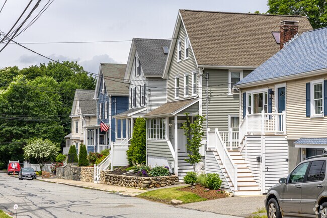 The East Side neighborhood is full of rows of classic New Englander style homes.