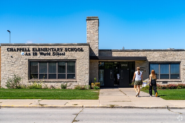 Parents enjoy walking their children to Chappell Elementary School in the mornings.