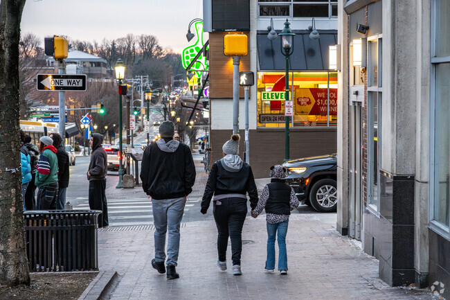 Take an evening stroll through with your family in Towson Manor Village.