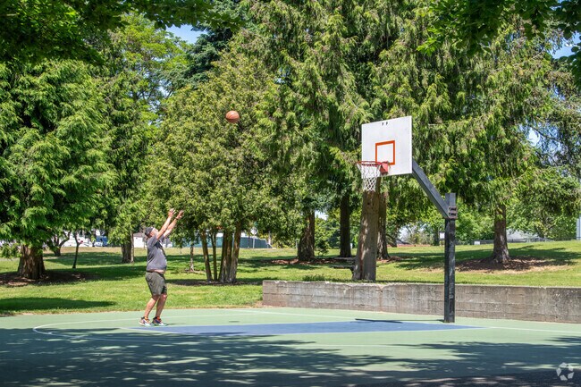 Shoot some hoops at the North Seatac Park courts.