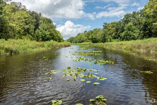 The waterway in Flagler Estates offers fishing and boating opportunities in your back yard.