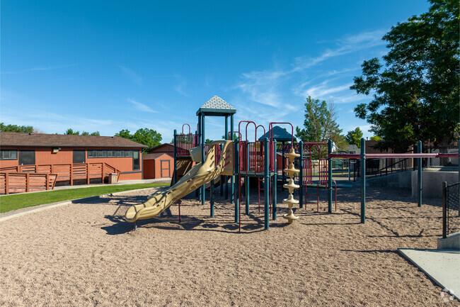 Playground area for the students in the annex classrooms.