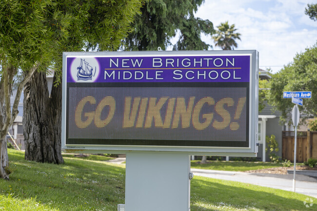 New Brighton Middle School is filled with school pride.