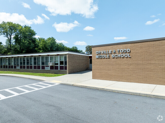 53% of students are at least proficient in math at Orville A. Todd Middle School.