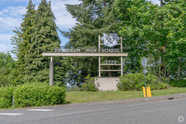 Squalicum High School signage