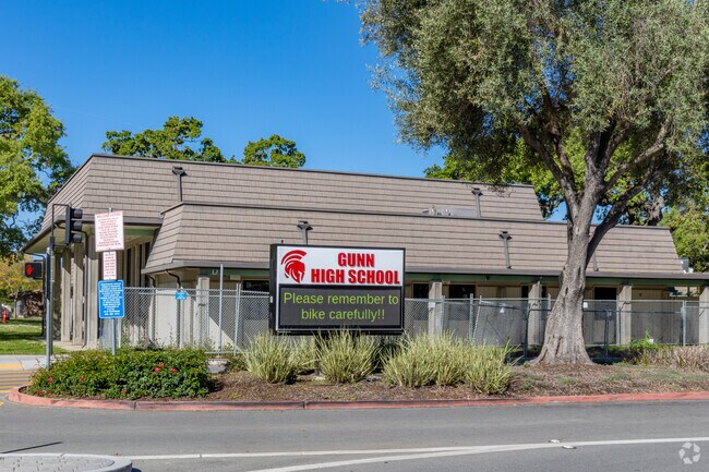 Henry M. Gunn High School received an A-plus rating on Niche.