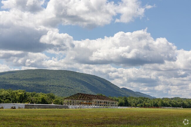 View of Loop Mountain can be had from all over the area.