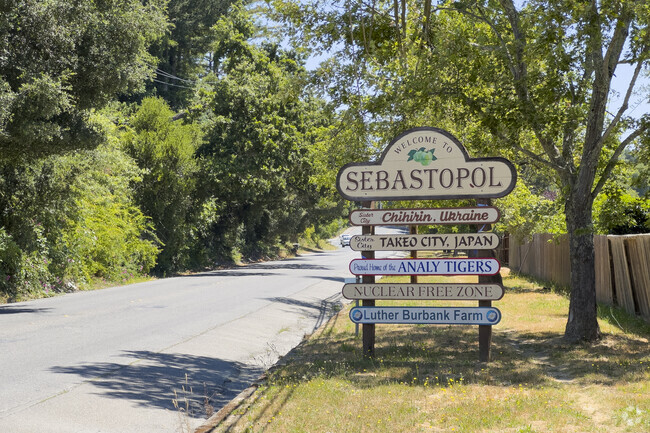 Welcome to Sebastopol, the most beautiful town in all of Northern California.
