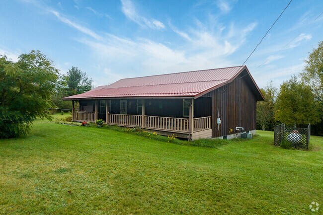This single-story farmhouse sits on a quiet, multi-acre lot in Allegheny Township.