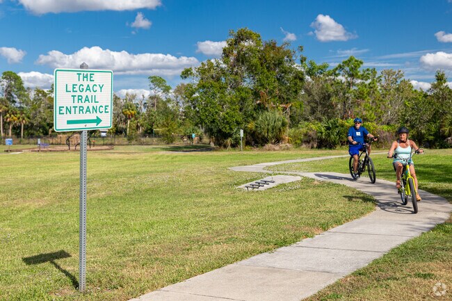 Laurel residents have access to the Legacy Bike Trail at Laurel Park.