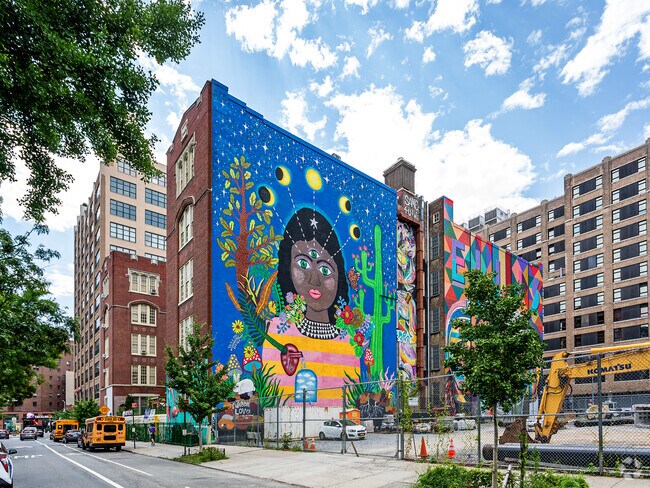 High School 560 City As School side view of this gorgeous mural.