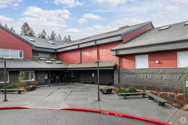 Beaver Lake Middle School entrance.