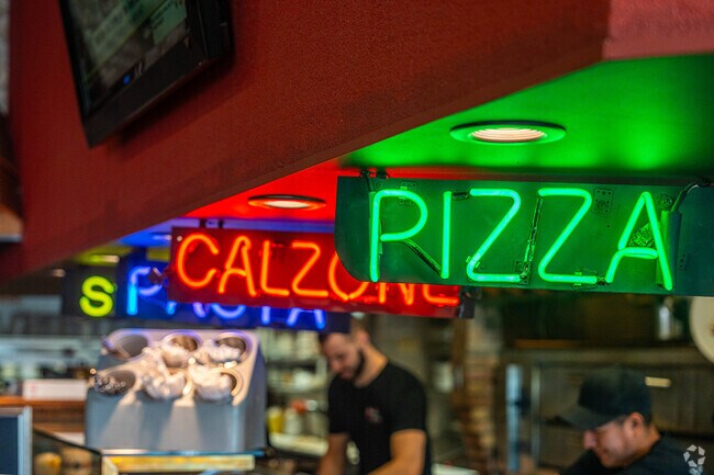 Enjoy some pizza or calzones at Frank's Italian Restaurant in Lincoln Park.