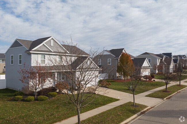 The average sale price for homes in Okemos over the last 12 months is $369,534.