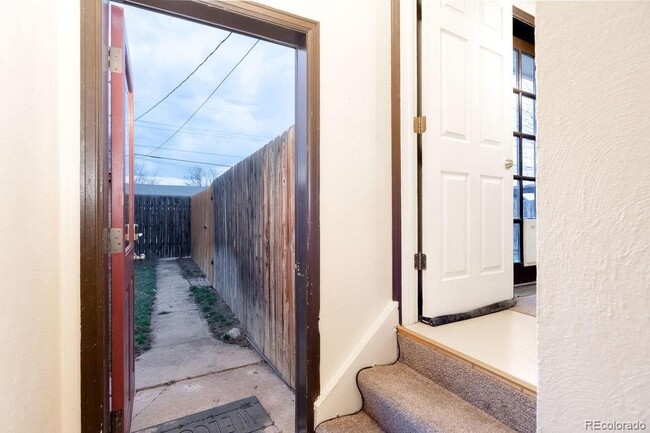 Entrance - Door locked off to Main House