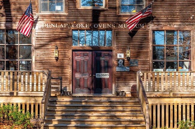 See old mining equipment, buildings and of course the ovens at the Coke Oven Museum in Dunlap.